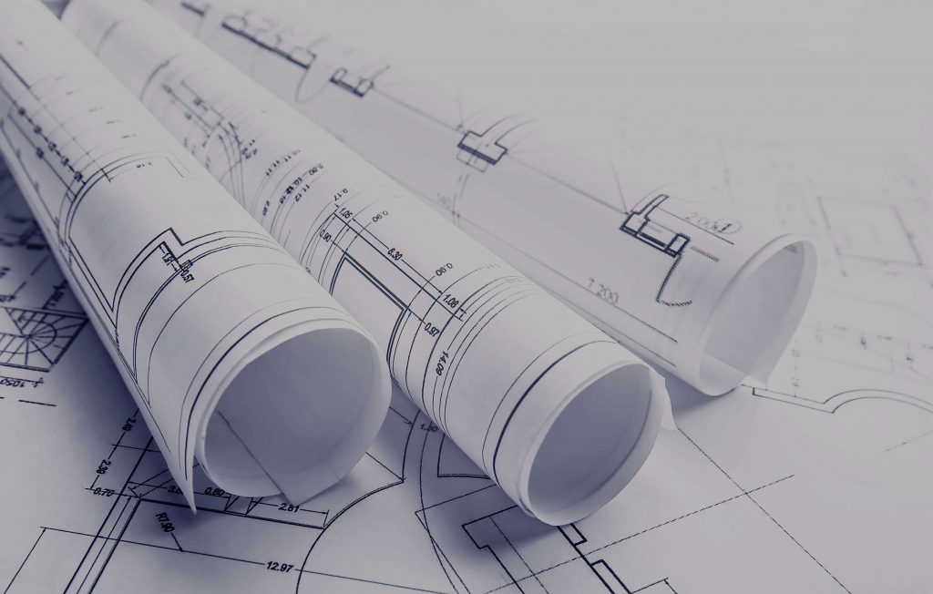 Ground preparation and drawings for construction of warehouse III