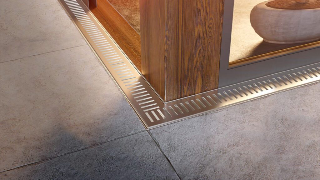 Stainless steel drainage channel COVE