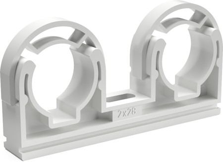 Double clamp D 2 x 28 with  frames (50 pieces)