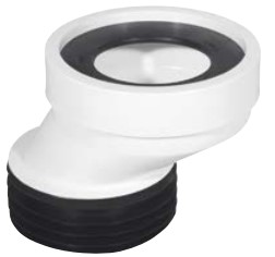 Ecentric (40 mm) WC discharge pipe connector