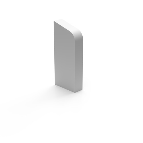 FOR-TOP End cover - left - White