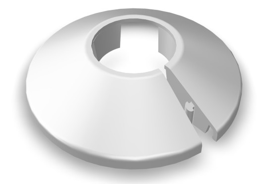 Rosette MCH white D15 (20 pieces)