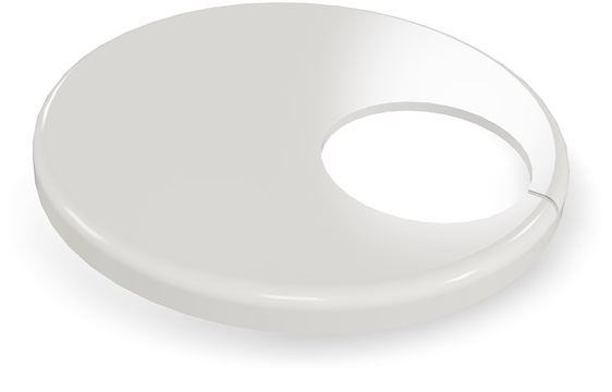 Rosette MCH white excenter D15 (20 pieces)