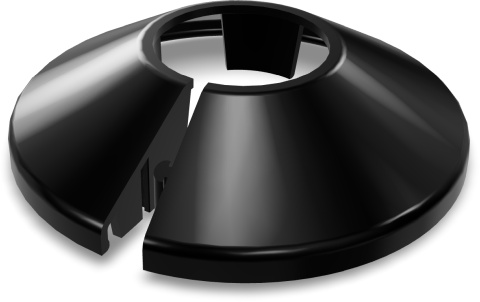 Rosette MCH black D15 (20 pieces)