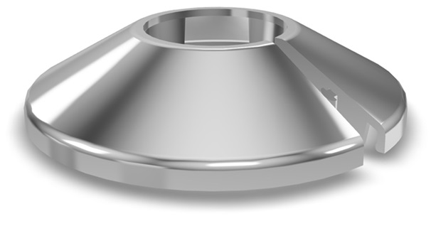 Rosette MCH chrome D12 (20 pieces)
