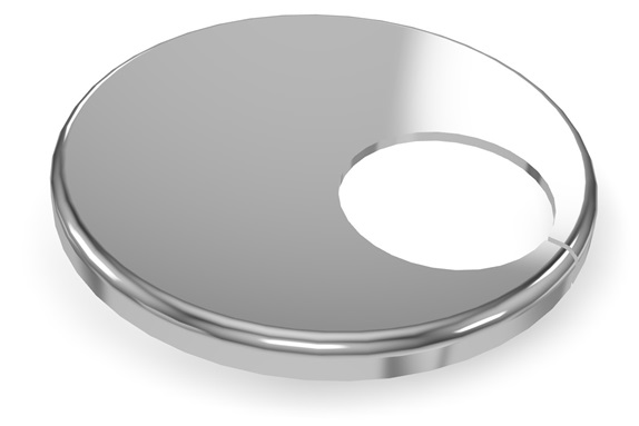 Rosette MCH chrome excenter D22 (20 pieces)