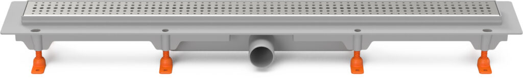 Linear. floor drain side outlet, D40, 950 mm, Basic grid matt