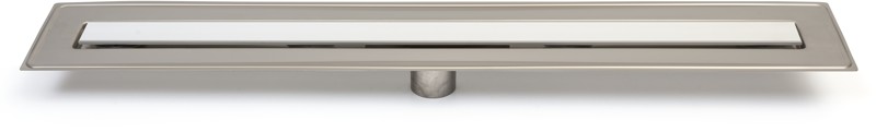 Stainless steel body 800 mm with ALU grid, without insulation and siphon, Aquarius