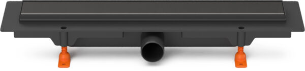 Linear. floor drain black side outlet, D40, 550 mm, Klasik grid black