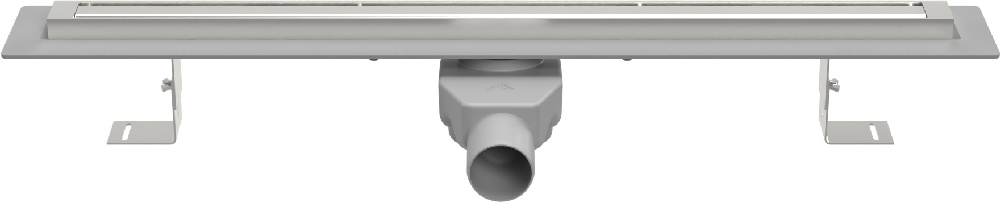Linear floor drain SLIM LINE 600 mm, swivel siphon D50 PREMIUM