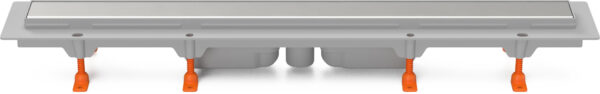 Linear. floor drain, bottom outlet 750 mm D 40, Klasik grid matt
