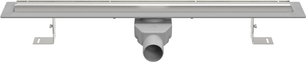 Linear floor drain SLIM LINE 800 mm, swivel siphon D50