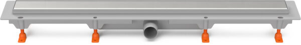 Linear. floor drain side outlet, D40, 950 mm, Klasik grid gloss