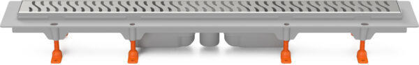 Linear. floor drain, bottom outlet 950 mm D 40, Harmony grid gloss