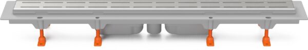Linear. floor drain, bottom outlet 950 mm D 40, Line grid matt