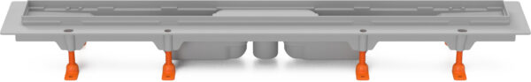 Linear. floor drain, bottom outlet D40, without grid, 950 mm