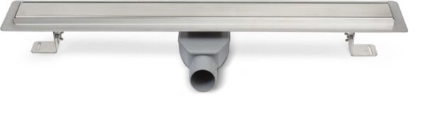 Stainless steel linear floor drain with swivel siphon 950mm Klasik/Floor matte
