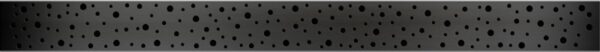 Drops grid matt black, 1050 mm