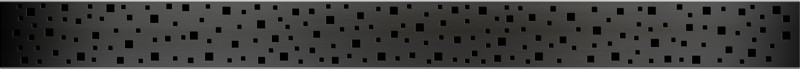 Square grid matt black, 750 mm
