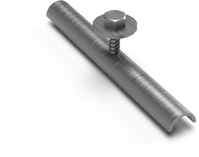 Set of screws for zinc-plated grid of the exterior gutter (2 pcs)