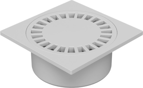 Floor drain with bottom outlet D75