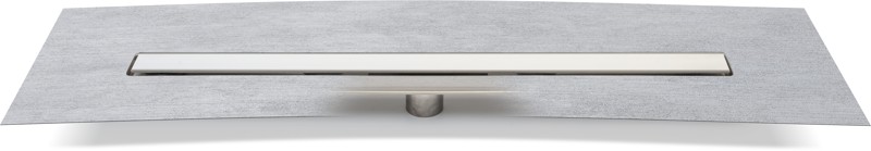 Stainless steel body 800 mm with ALU grid, insulation and without siphon, Aquarius