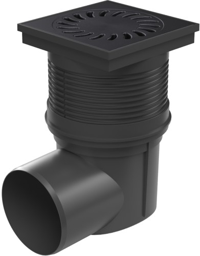 Side street drain, outlet D110, NEPTUNE, cast iron grid