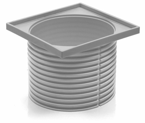 Attachment for steel grid 100x100 - grey