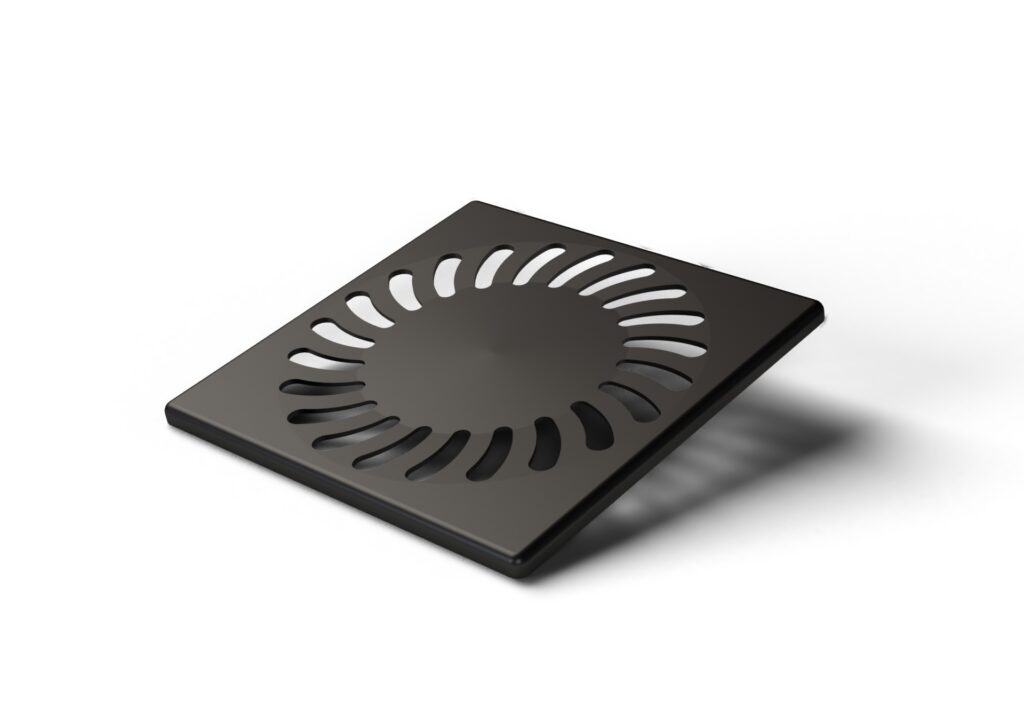 Stainless steel grid SUN black 1,5 mm for attachment 125x125