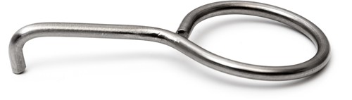 Stainless steel key to remove grid