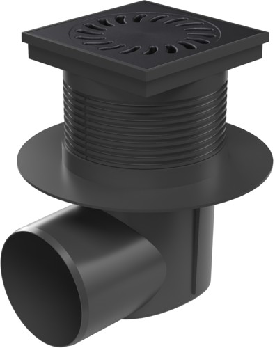 Side street drain, outlet D110, NEPTUNE, collar, cast iron grid