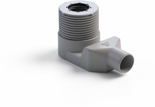 Swivel siphon D50, height adjustable