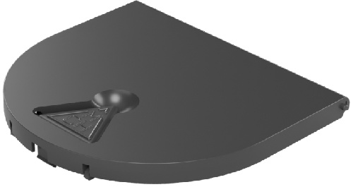 Plastic cover for raiwater collector D 160