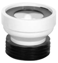 WC discharge pipe connector