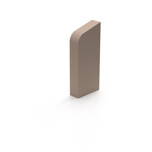 FOR-TOP End cover - right - Ahorn