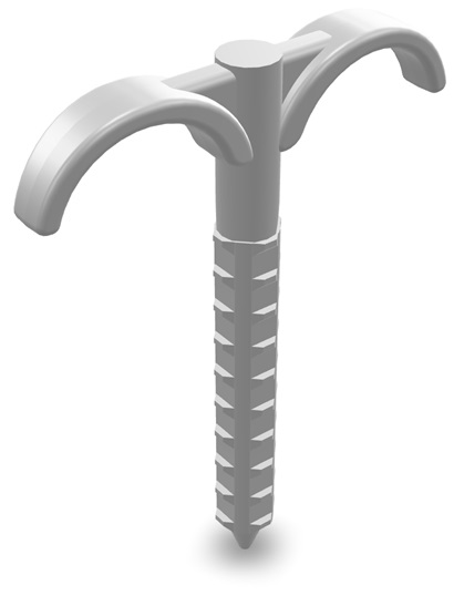 Hammered in fixing lug 2x25/75 (50 pieces)