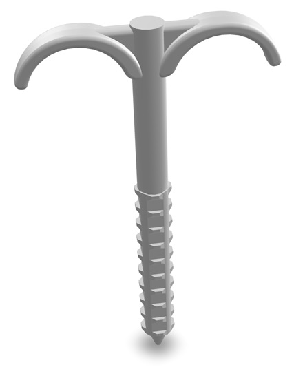 Hammered in fixing lug 2x25/95 (50 pieces)