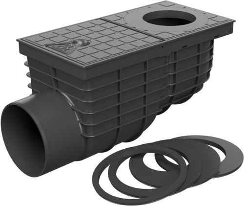 Side street drain, outlet D110