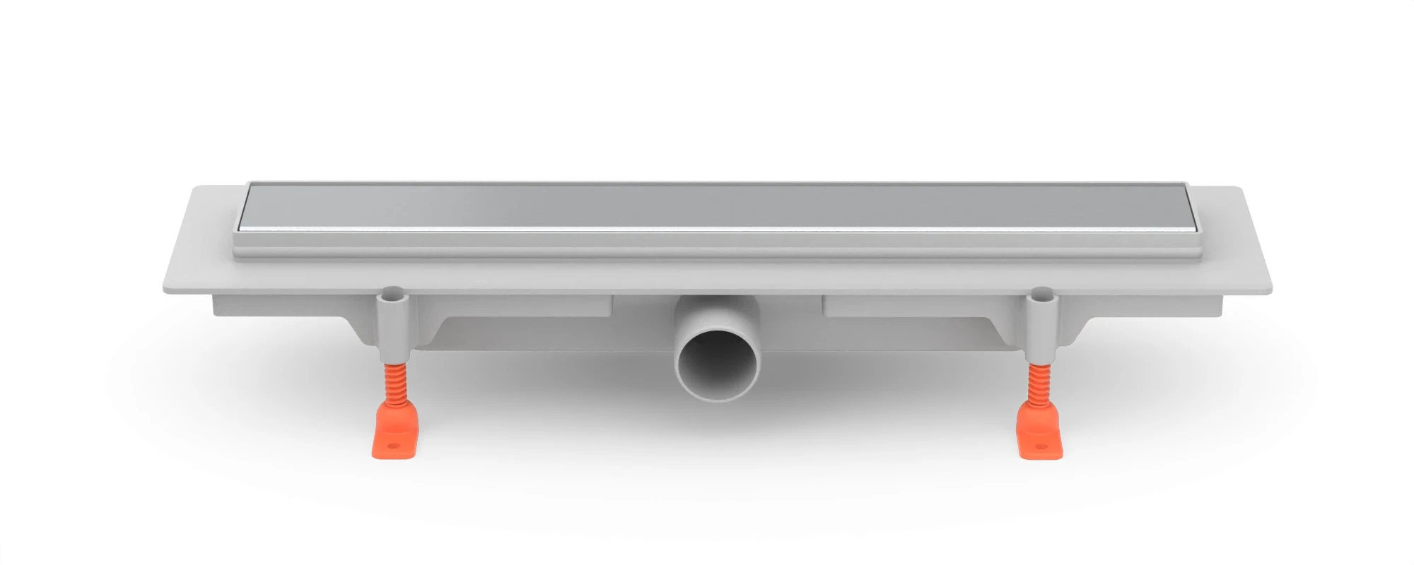 Linear. floor drain side outlet, D40, 450 mm, Klasik grid matt