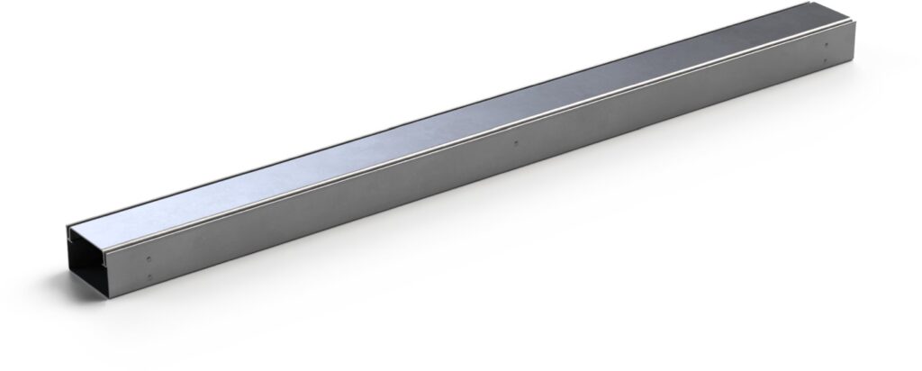 Stainless steel drainage channel COVE with Klasik/Floor grating, 1000 mm