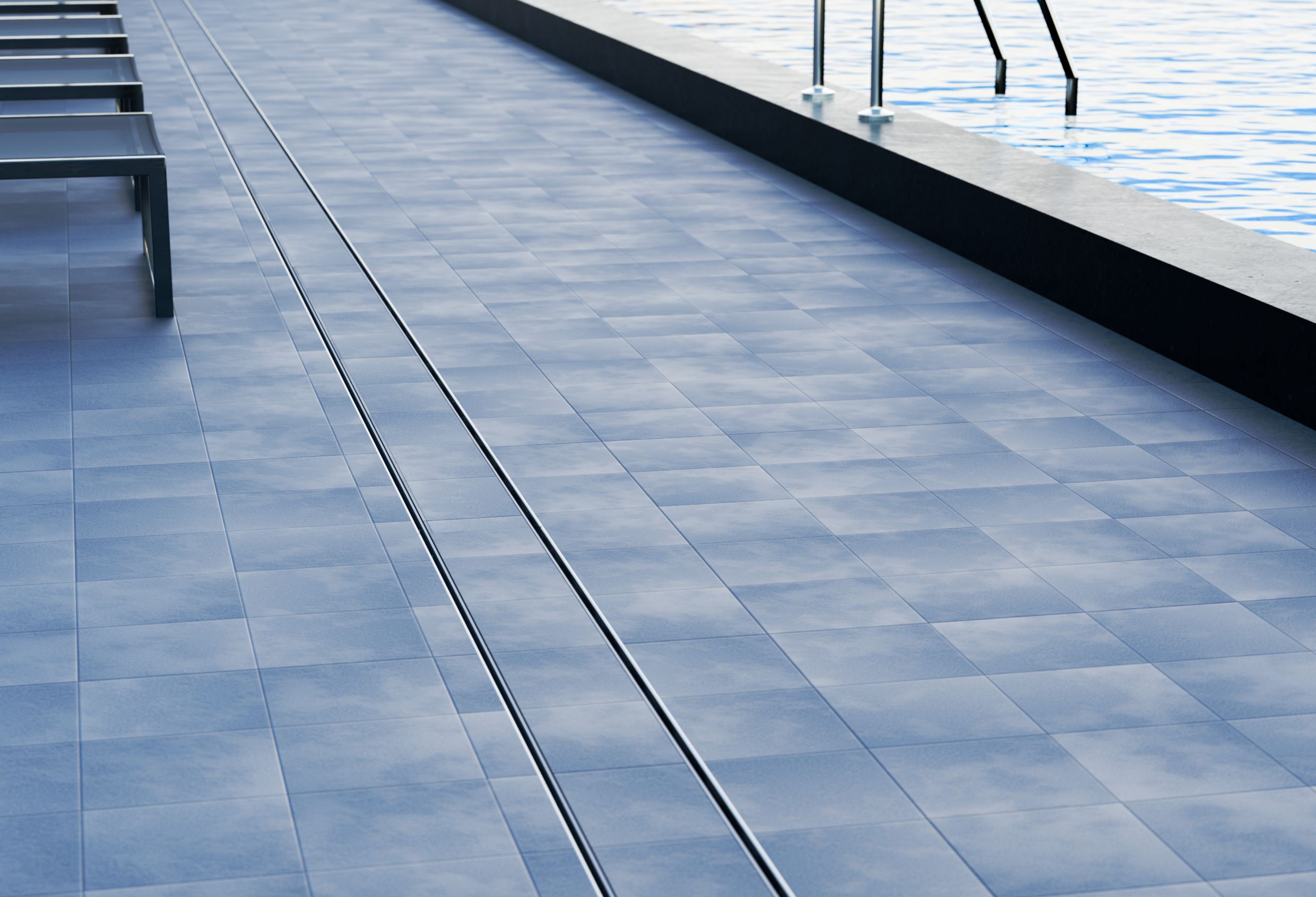 New grates for COVE stainless steel linear drains